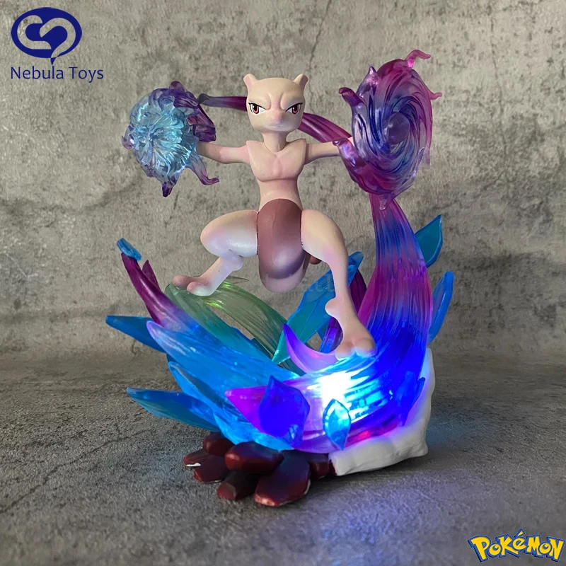 14cm Pokemon Anime Figure Mew Action Figures Gk Mew Figurine Statue Model Doll - £28.58 GBP+