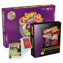 Cashflow Board Game Complete 101 &amp; 202 Rich Dad Poor Dad Free Family Car... - £140.27 GBP