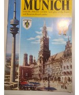 Munich Color Photo Guide with plan of the town and Bavarian Royal Castle... - $14.99