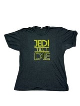 Jedi Till I Die MEDIUM Star Wars Short Sleeve TShirt - £7.74 GBP
