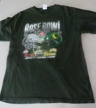 2010 Rose Bowl Buckeyes vs Ducks Pasadena California Football T Shirt Large - £13.21 GBP
