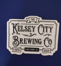 Kelsey City Brewing Company Lake Park , FL Vinyl Sticker - £3.16 GBP