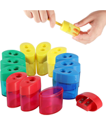 2-Hole Pencil Sharpener - Handheld, 12 Pack for Kids - $214.49 MXN