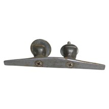 VINTAGE Heavy Duty 6.25” Metal Aluminum  Dock Cleats Anchors Boat ~ Pre-... - £7.41 GBP