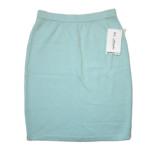 NWT St John Santana Knit Pencil in Spearmint Green Wool Blend Skirt 6 - £68.08 GBP