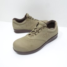 SAS Womens 8 WW Free Time Beige Suede Lace Up Comfort Shoes - £23.73 GBP
