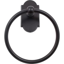 Stone Harbor Hardware Metal Laredo Towel Ring 4590-19, Matte Black - £15.31 GBP