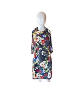 Banana Republic Black Multicolor Floral Print Dress Women’s Small Cowl Neck - €21,39 EUR