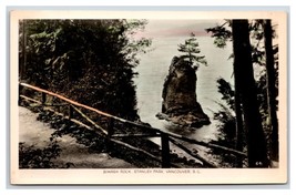 RPPC Siwash Rock Stanley Park Vancouver British Columbia Canada UNP Postcard O15 - £3.83 GBP