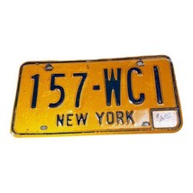 Vintage New York Collectible License Plate 1960s 1970s 157 WCI Tag # Man... - $28.04