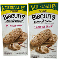 2 Packs Nature Valley Biscuits with Almond Butter 30 ct 40.5 oz oz Each ... - £27.31 GBP