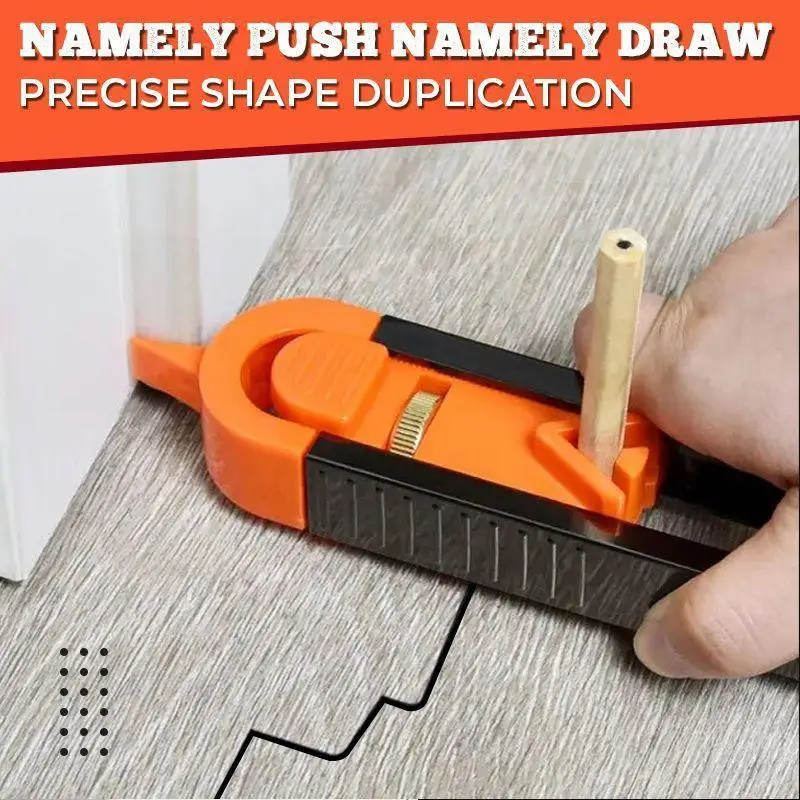 House Home Profile Scribing Ruler Contour Gauge with Lock - Precise Scribe Tool  - £20.04 GBP