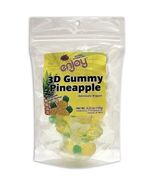 Enjoy Snacks 3D Gummy Pineapple 4.23oz Bag Individually Wrapped Pineapple-Shaped - $12.99