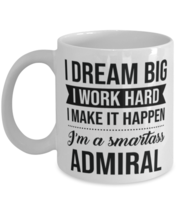 Admiral Coffee Mug - 11 oz Funny Tea Cup For Military Officers Superiors Team  - £11.67 GBP
