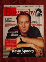 BIOGRAPHY magazine February 2003 Kevin Spacey Christiane Amanpour Bebe Neuwirth - £7.59 GBP