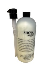 Philosophy Snow Angel Shower Gel Shampoo Bubble Bath 32oz New With Pump - £26.12 GBP
