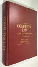1989 book vintage COMPUTER LAW Cases Materials LIPNER copyright patents privacy - £69.70 GBP