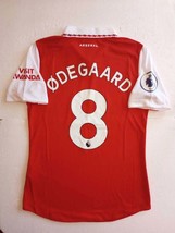 Martin Odegaard #8 Arsenal FC EPL Match Slim Red Home Soccer Jersey 2022... - $1,679.26 MXN