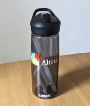 Camelbak black water bottle 750ml flip lid straw Altria decal tobacco company - £11.82 GBP