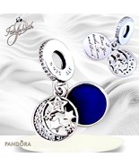 PANDORA Celestial Night Stars Blue Sparkling Silver Charm US SELLER - $45.54