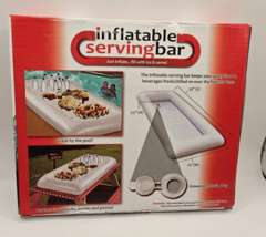 Inflatable Serving Bar Pool Ice Drink Float 52 x 25 x 5.5 NIB party bbq cold - £6.78 GBP