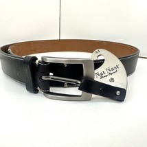 Nat Nast Genuine Leather Men’s Belt Size 34 / 85 5012 Black  - $28.04