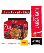 Mamee Chef Curry Laksa Instant Noodles 2 packs (4 x 89g) - fast shipment... - $94.64 CAD