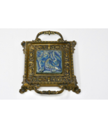 Pewabic Pottery Detroit 1997 Griffin Mythical Gryphon Eagle Lion Bird Be... - $97.99