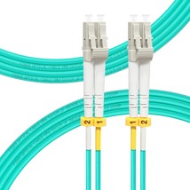 Om4 Fiber Cable, Lc To Lc Om4 Fiber Patch Cable 5M/16Ft Multimode Fiber,... - £24.64 GBP