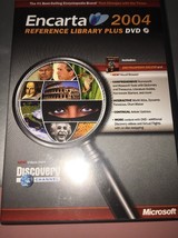 MS Encarta Reference Library 2004 98/2000/ME-DVD Rom-RARE-Brand New-SHIP... - $59.28