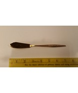 Butter Knife Vtg Carlyle Silver Golden Bouquet Gold Electroplate Used - £5.49 GBP