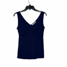 Boden Tank Top Size 6 Navy Blue Womens Stretch Blend Pullover Sleeveless - $19.79