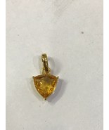 A beautiful pendant is make in golden topaz in 18k hallmarked gold - £357.78 GBP