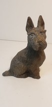 VTG 5 1/2&quot; Die Cast Metal Scottie Terrier Dog Figure - £11.73 GBP