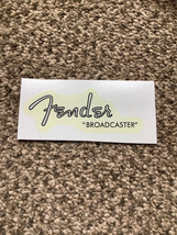 Broadcaster early 50s type silver logo waterslide headstock decal - £3.53 GBP