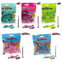 Pride Sports Special Edition &#39;Paint Splatter&#39; Golf Tees. 5 Colours. - $226.10 MXN