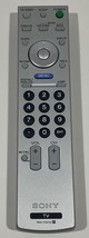 SONY TV SILVER REMOTE CONTROL RM-YD012. OEM. EXCELLENT. - $9.49