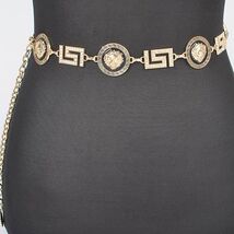 Gold Rhinestone Chain Belt - $23.76