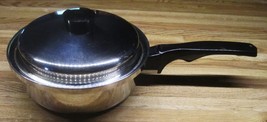 Vintage Homemakers Guild 18-8 Tri-Ply Stainless Steel Saucepan &amp; Lid 1 QT./Exc. - £19.86 GBP