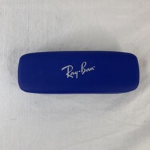 Ray-Ban Blue Slim Hard Clamshell Gatto Sunglasses Case - Red Interior Excellent - $14.83