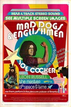 Mad Dogs &amp; Englishmen original 1971 vintage one sheet movie poster - £274.96 GBP