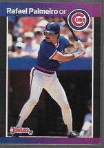 1988 Donruss #49 - Rafael Palmeiro - Chicago Cubs Baseball Card - £1.38 GBP