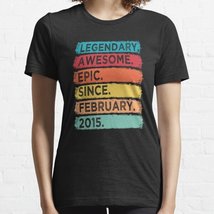 February 2015 Limited Edition 5 Women&#39;s Black Tee T-Shirt - £15.17 GBP