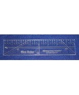 8&quot; Mini Ruler --Template 3/8&quot;- Clear Acrylic - Quilting/sewing - £27.29 GBP