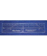 8" Mini Ruler --Template 3/8"- Clear Acrylic - Quilting/sewing - $34.68