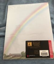 Z Grafix Rainbow Letterhead 8 1/2 x 11  24lb NEW - $8.64