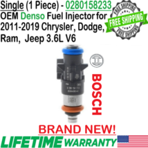 NEW Genuine Bosch 1 Unit Fuel Injector for 2011-2019 Jeep Grand Cherokee 3.6L V6 - £62.43 GBP