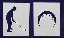 Mylar 2 Pieces of Golf Stencils- 14 Mil - £20.91 GBP