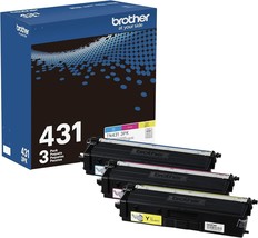 Brother TN431 - 3 Pack C/M/Y Standard Yield Toner Cartridges (TN4313PK) - £150.44 GBP