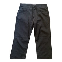 Michael Brandon Black Dress Pants Men’s 32x30 Straight Fit Polyester Classic image 2